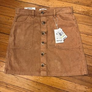NWT Kensie high waist corduroy skirt, Womens size 4/27